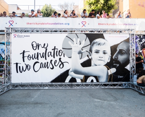 Live Painting for Ricky Rubio Foundation