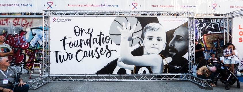 Live Painting for Ricky Rubio Foundation