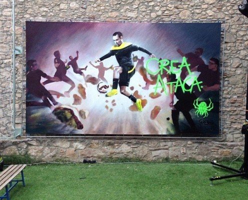 Mural Para Nike Pintado A Mano