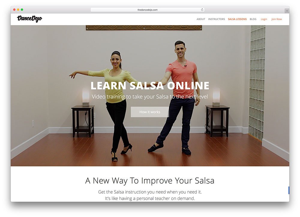 Thedancedojo Learn Salsa Site Enfold Example