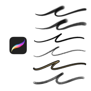 Procreate Spray Brush Pack for Graffiti