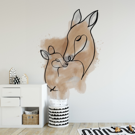 Mural De Animales Pintado A Mano En Pared De Habitacion Infantil Dase 450x450