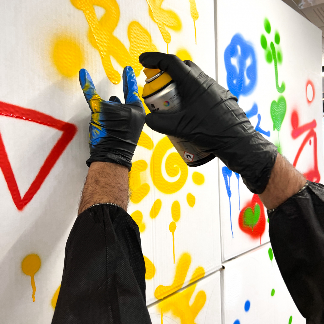 Creative Action Mural TeamPainting Graffiti Workshop TeamBuilding Google Dase 1030x1030