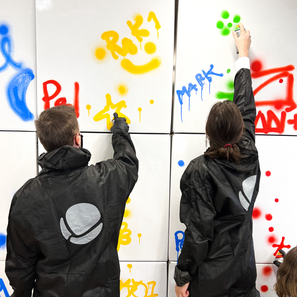 Team Painting Graffiti Workshop Mural Team Building Google Dase 1030x1030