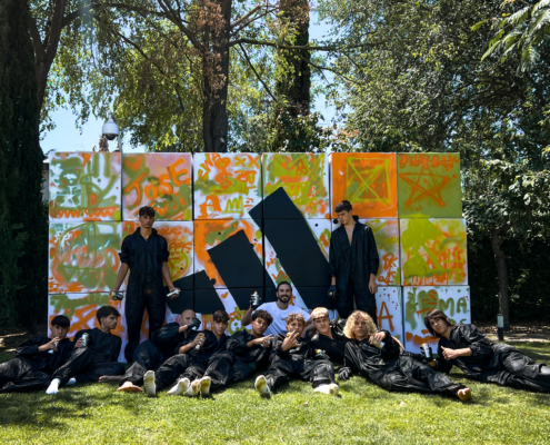 taller graffiti jovenes adidas teampainting adolescentes