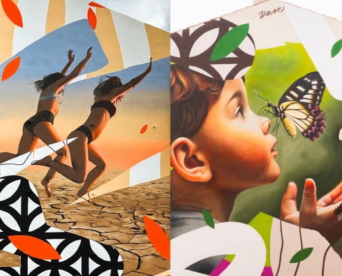 2 obras de Dase nominadas a Mejor Mural del Mundo.