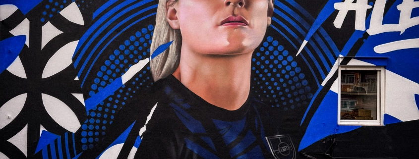 Mural Alexia Putellas Mollet Dase Pepsi