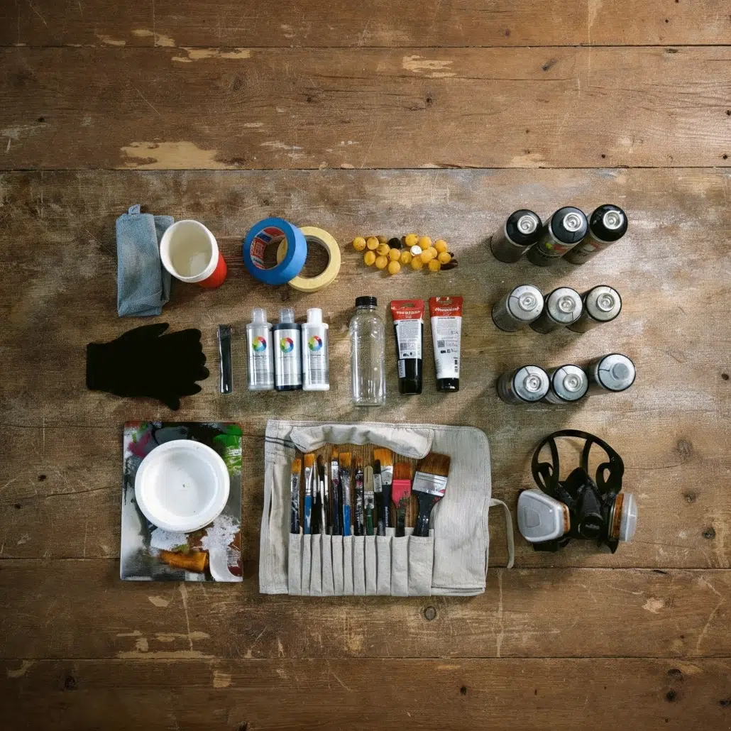 Material Cómo pintar un mural